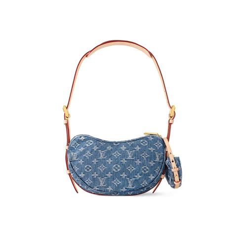 croissant lv bag|louis vuitton denim crossbody bag.